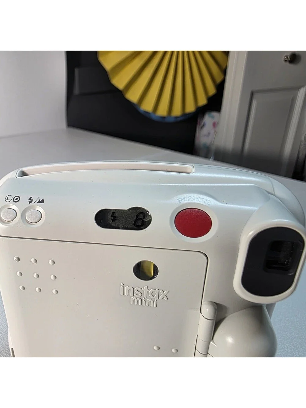 Fujifilm Instax Mini 26 Instant Film Camera White Point and Shoot W/Some Film